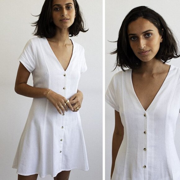 Rolla's Milla Linen Dress - Picture 1 of 13